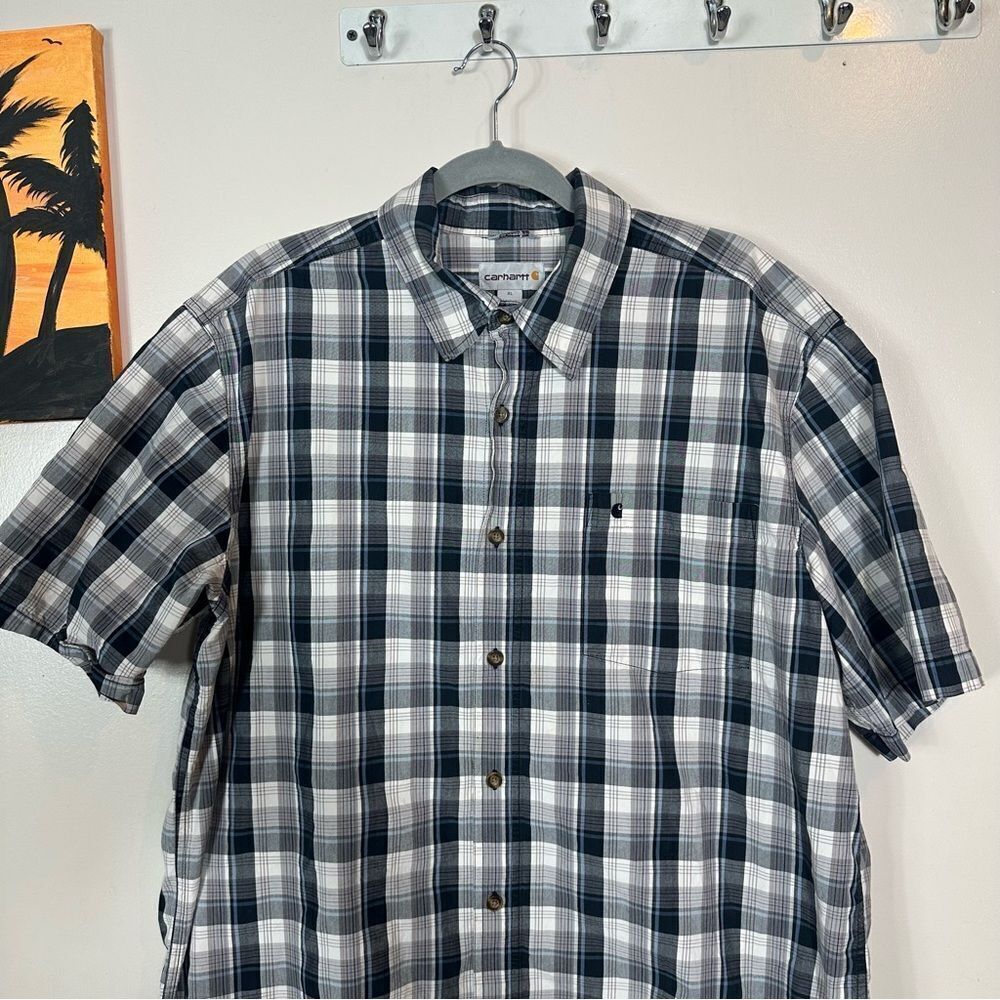 Carhartt Black and White Casual Button Down Shirt - Picture 3 of 7